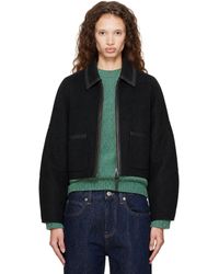 Mackage - Solana Double-Face Wool Balloon Sleeved Short Jacket - Lyst