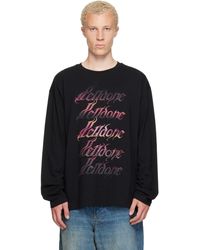 we11done - Gradient Logo Long-Sleeved T-Shirt - Lyst