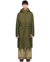 Engineered Garments - Green Storm Coat - Lyst