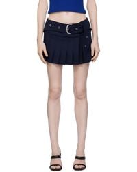 Off-White c/o Virgil Abloh - Off- Belted Mini Skirt - Lyst