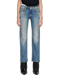 R13 - Joan Cropped Flare Jeans - Lyst