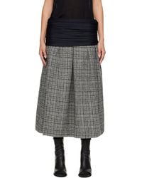 STEFAN COOKE - Elastic Waist Midi Skirt - Lyst