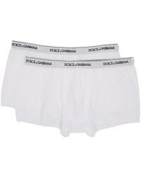 Solid Colors S-XL Dolce & Gabbana Mens Boxer Shorts D&G Logo Shoulder Regular Boxers 