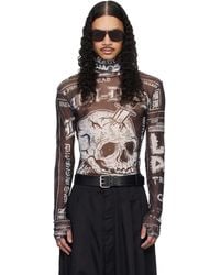 Lu'u Dan - Masked Mesh Top - Lyst