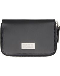 MM6 by Maison Margiela - Numeric Leather Zip Wallet - Lyst
