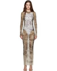 Jean Paul Gaultier - 'The Long Médaillon' Maxi Dress - Lyst