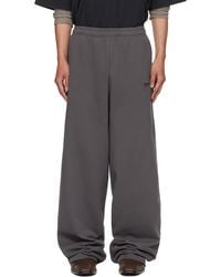 Vetements - Pantalon De Survêtement Ample Gris À Logo De Style Boxe - Lyst
