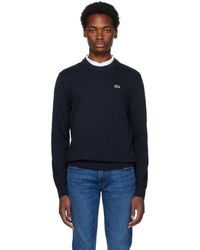 Pull bleu marine lacoste new arrivals