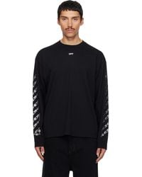 Off-White c/o Virgil Abloh - Chain Arrow Diagonal Skate Long Sleeve T-Shirt - Lyst
