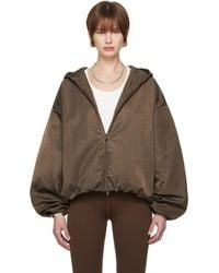 Fear Of God - Textured Nylon Hooded Bomber Jacket - Lyst