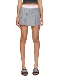 Alexander Wang - グレー Pre-styled Boxer スコート - Lyst