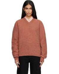 Lemaire - V-Neck Sweater - Lyst