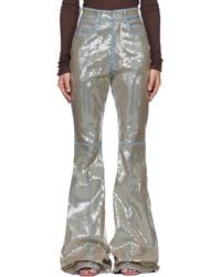 Rick Owens - Temple Bolan Bootcut Jeans - Lyst