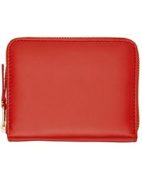 Comme des Garçons - Comme Des Garçons Wallets Leather Classic Zip Card Holder - Lyst