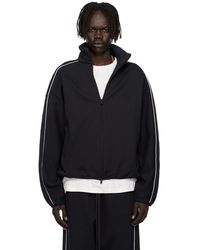 Fear Of God - Modern Fit Fleece Track Jacket - Lyst