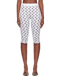 Marine Serre - Recycled Moon Jersey Capri Leggings - Lyst