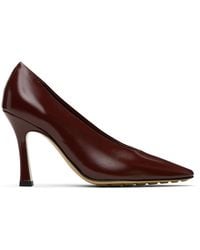 Bottega Veneta - Burgundy Sofia Heels - Lyst
