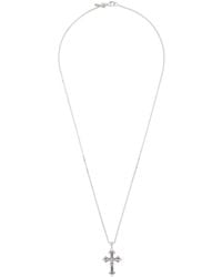 Emanuele Bicocchi - Small Avelli Cross Necklace - Lyst