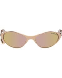 Acne Studios - ローズゴールド Metal Frame Charm サングラス - Lyst