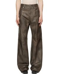Rick Owens - Tower Geth Leather Pants - Lyst