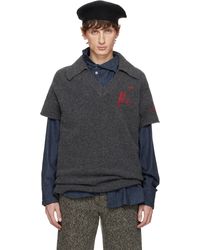 Vivienne Westwood - Logo Sweater Vest - Lyst