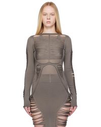 Rick Owens - Hollywood Tanja Ls Top - Lyst