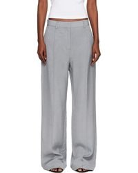 St. Agni - Classic Pintuck Trousers - Lyst