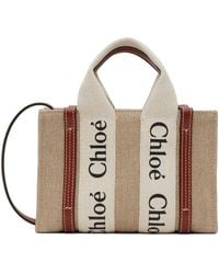 Chloé - Mini sac et brun clair à garniture woody - Lyst