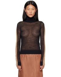 MM6 by Maison Margiela - Front Back Pullover Turtleneck - Lyst