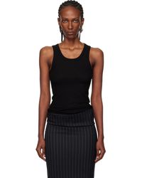 Mugler - Ribbed Tank Top - Lyst