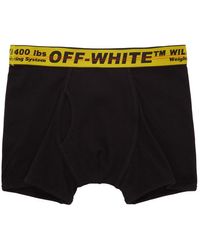 Off-White c/o Virgil Abloh Tripack Industrial Belt Cotton Boxer Shorts - Black