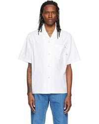 Valentino - Short Sleeve Cotton Poplin Shirt - Lyst