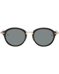 Thom Browne - Acetate & Titanium Round Sunglasses - Lyst