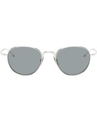 Thom Browne - Titanium Round Sunglasses - Lyst