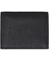 Thom Browne - Pebble Grain Leather Double Card Holder - Lyst