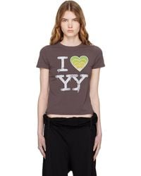 OPEN YY - Ssense Exclusive 'I Love Yy' Baby T-Shirt - Lyst