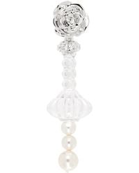 ShuShu/Tong - Yvmin Edition Pearl Chain Rose Vase Single Earring - Lyst