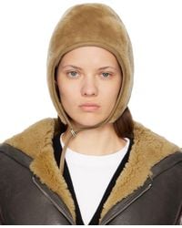 Acne Studios - Shearling Hat - Lyst
