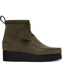 Clarks - Brown Wallabee Craft Boots - Lyst