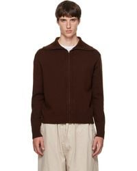 Entire studios - Knit Zip Up Cardigan - Lyst