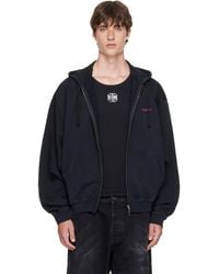 Vetements - Classic Logo Zip Up Hoodie - Lyst