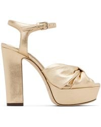 Jimmy Choo - Heloise 120 Platform Heeled Sandals - Lyst