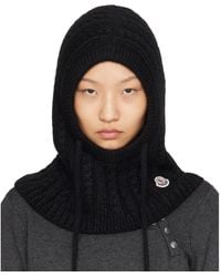 Moncler - Cable Knit Alpaca Blend Balaclava - Lyst