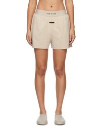 Fear Of God - Taupe 'the Lounge' Shorts - Lyst