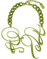 Collar JPG Calligraphy Jean Paul Gaultier Mujer Joyería de Collares de 