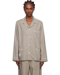 MAGNIBERG - Taupe Dolce Pyjama Shirt - Lyst