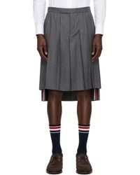 Thom Browne - Super 120's Twill Backstrap Pleated Skirt - Lyst