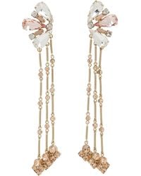 Rabanne - Strass Jewel Earrings - Lyst