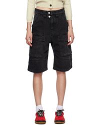 Isabel Marant - Hortens Denim Shorts - Lyst