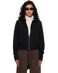 Entire studios - Lightweight Cropped Zip Up Hoodie - Lyst